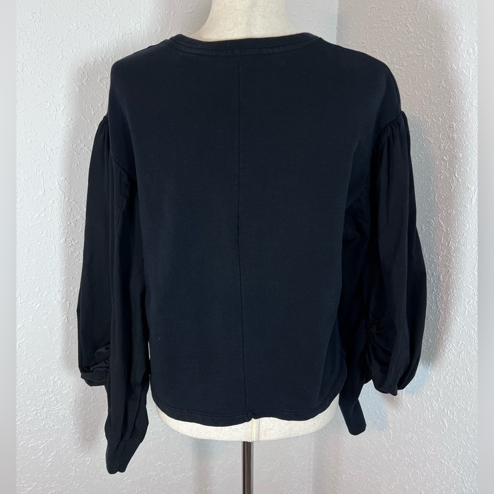 CLEAR-OUT Zara Ballon Sleeve 100% Cotton Sweatshirt - Picture 3 of 6